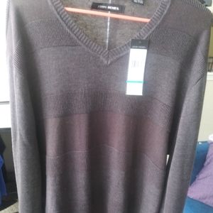 New John Henry brown sweater